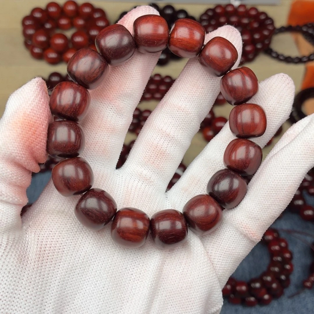 小叶紫檀手串/手链13×14顶泥