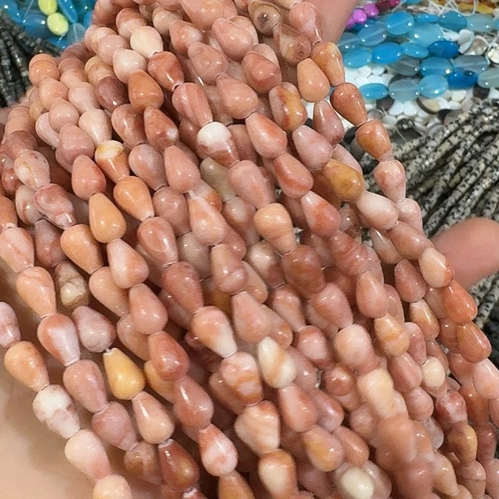 玛瑙/玉髓合金珠宝半成品2条水滴