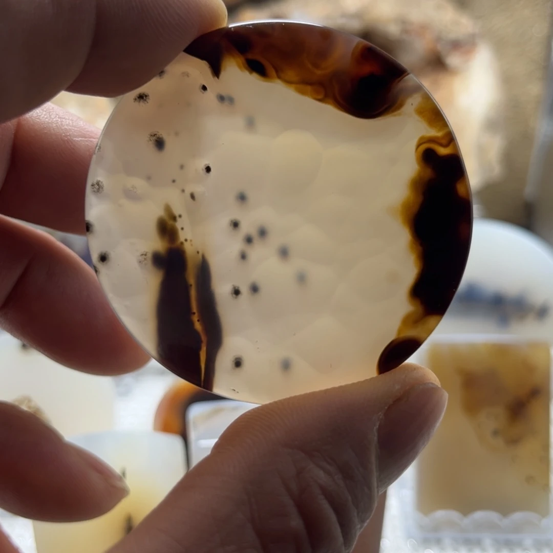 玛瑙/玉髓未镶嵌吊坠(不含链)