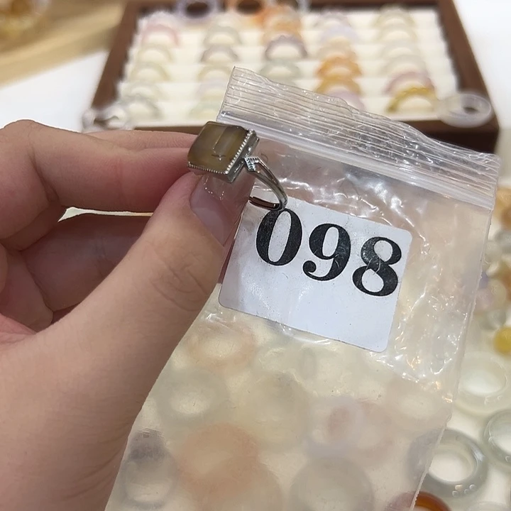 玛瑙/玉髓合金戒指98