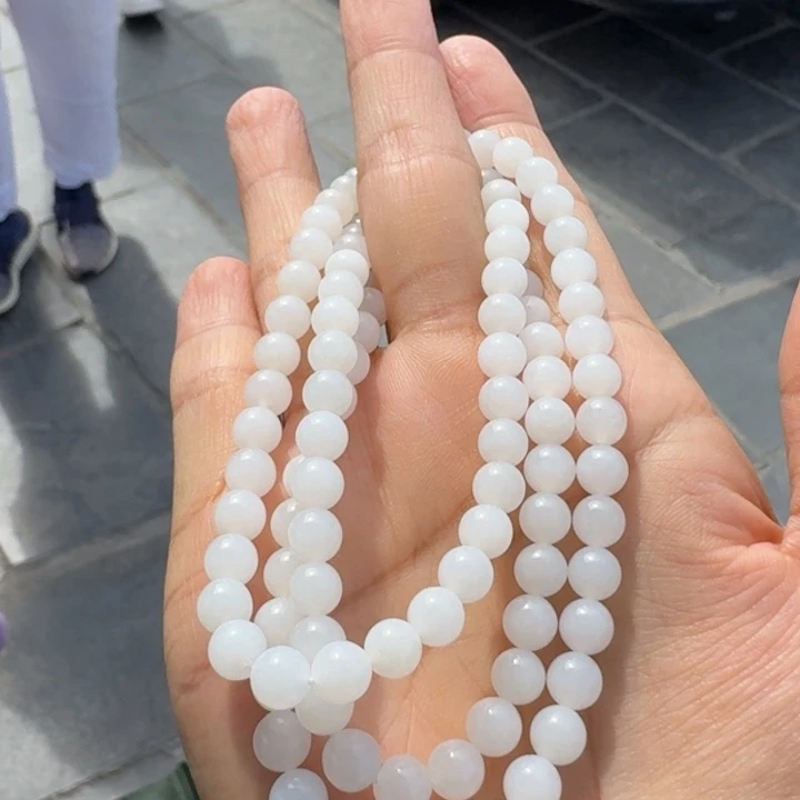 和田玉未镶嵌颈饰俄料白玉项链白富美多样性拍一发一