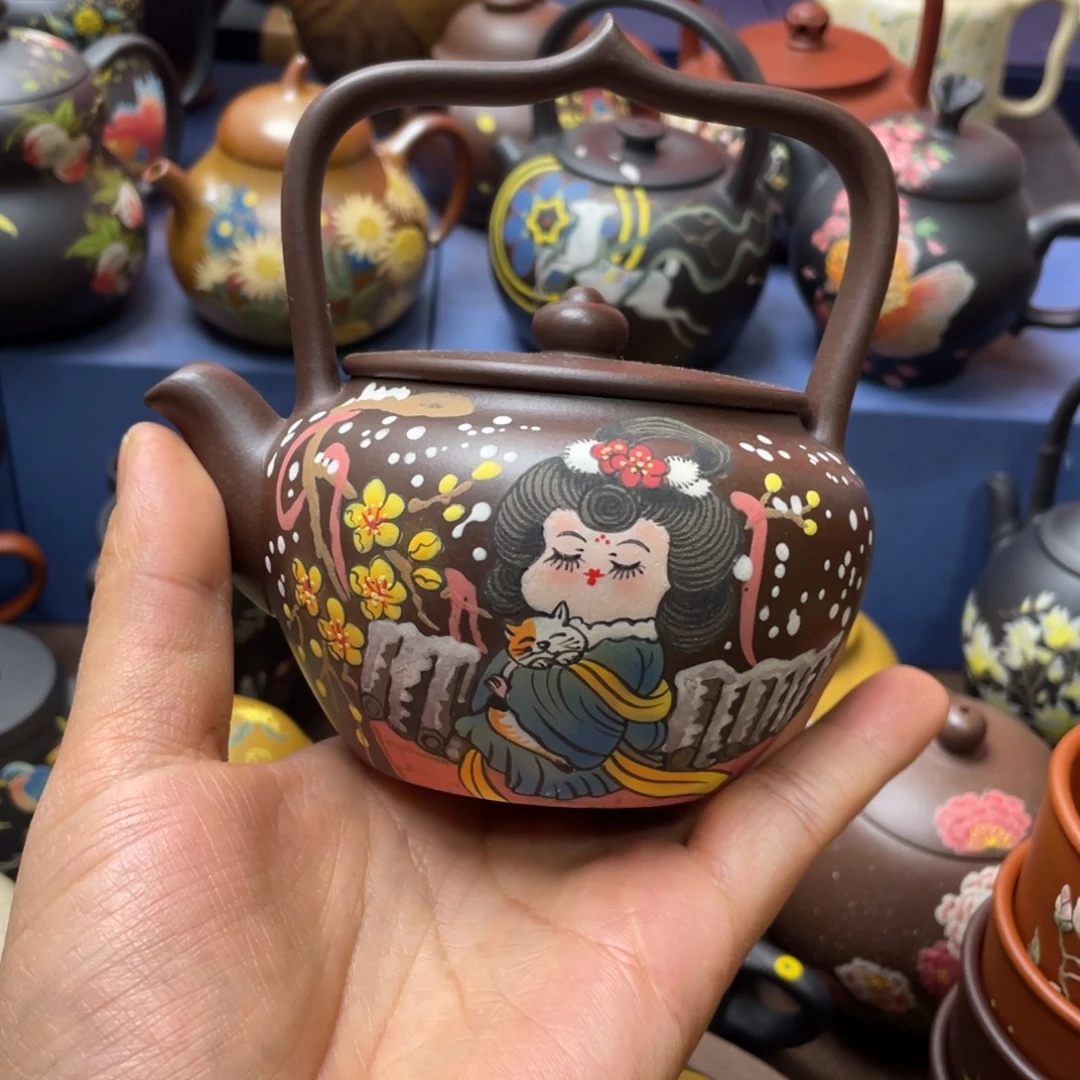 丹***茶杯红泥紫砂茶壶230cc