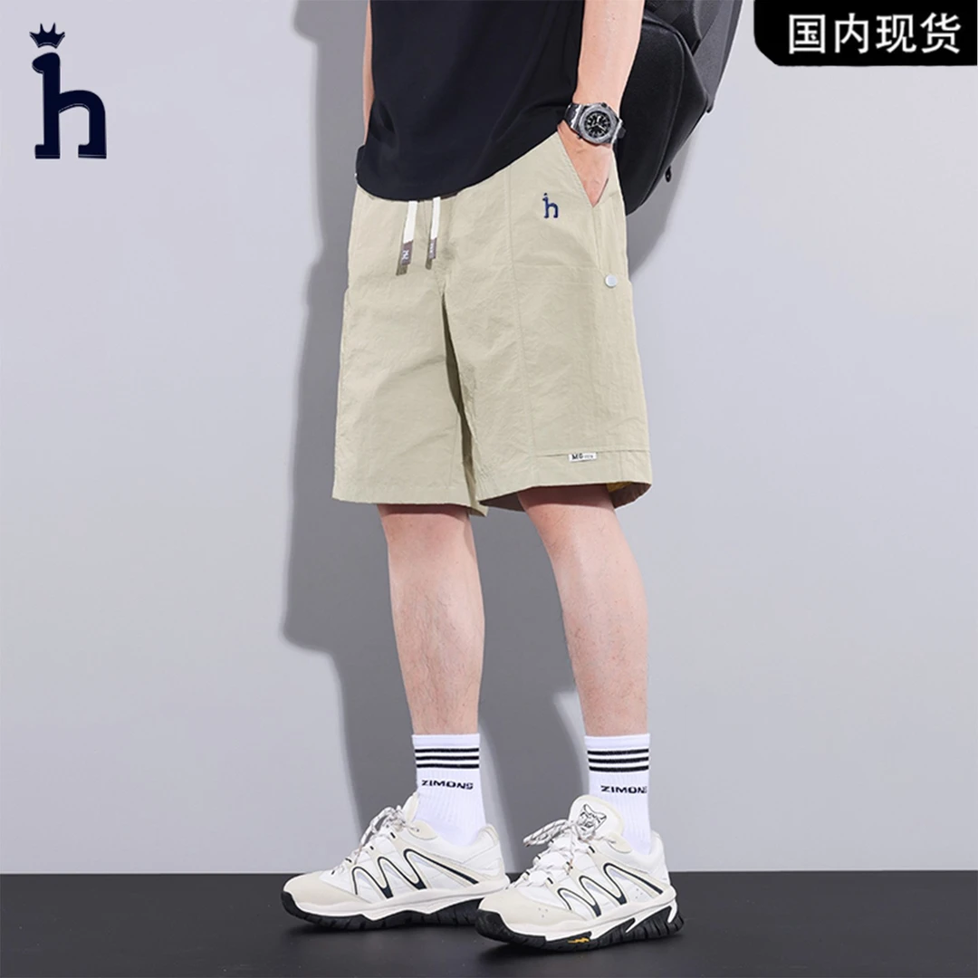 哈吉斯潮牌Hassyz短裤休闲五分裤男宽松舒适运动裤男港风裤子男