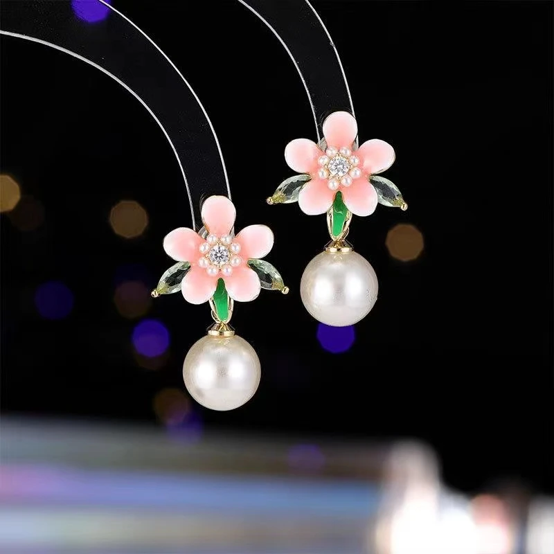 铜合金耳饰 气质轻奢百搭简约优雅精致网红设计师耳环F3085