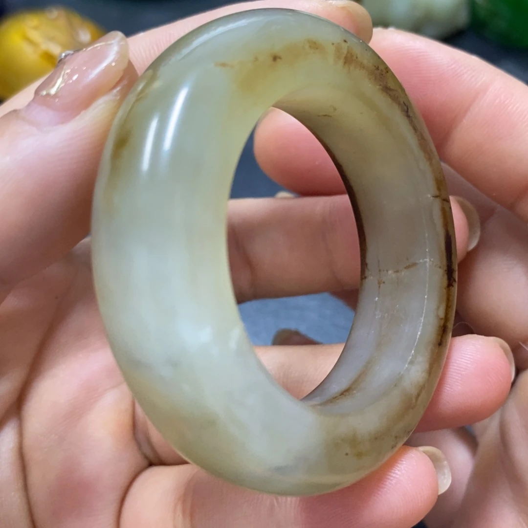 白玉菩提吊坠摆件