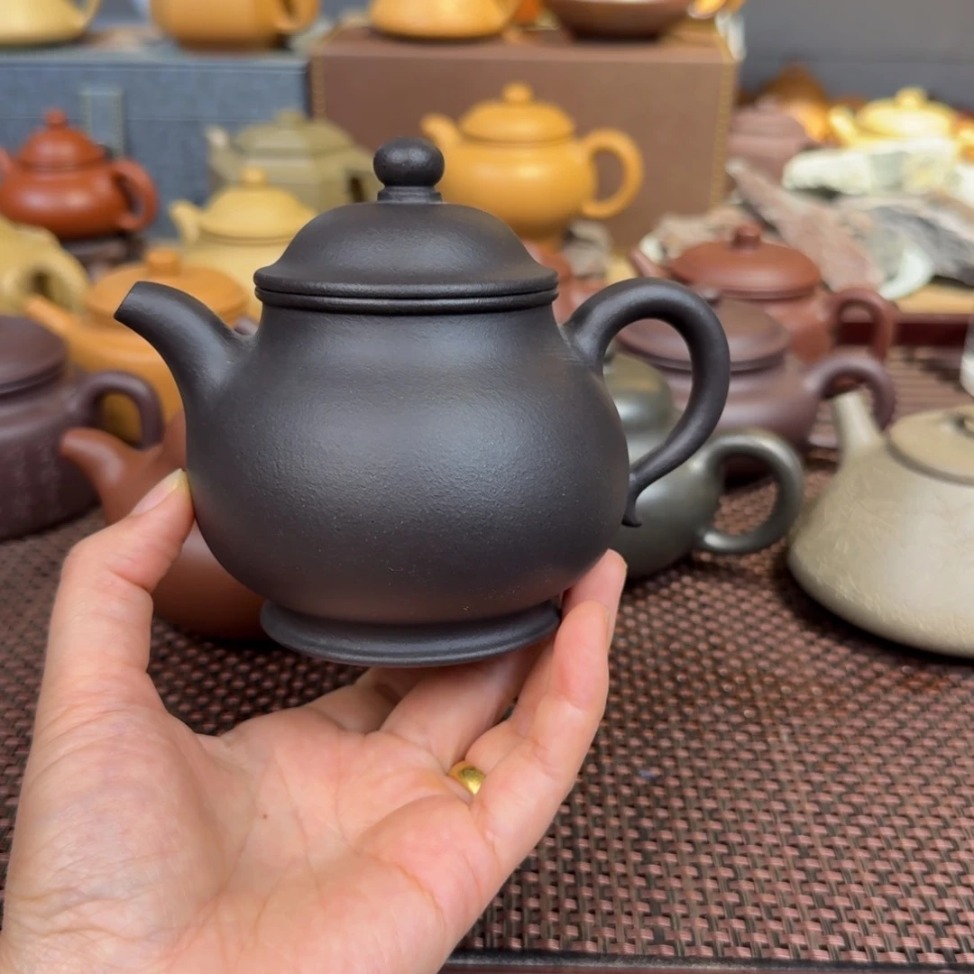 茶壶底槽青280毫升左右捂灰