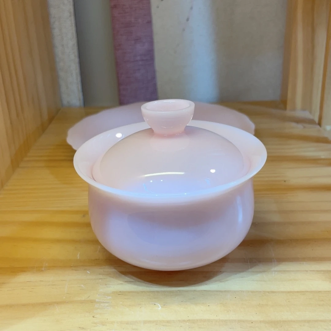 冰晶璞玉粉黛布袋钱袋盖碗