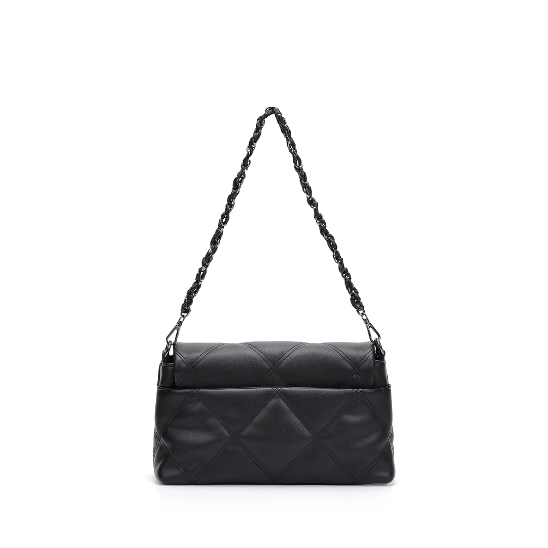 2025秋冬新款女式单肩包时尚百搭横款菱格绣线女包1207