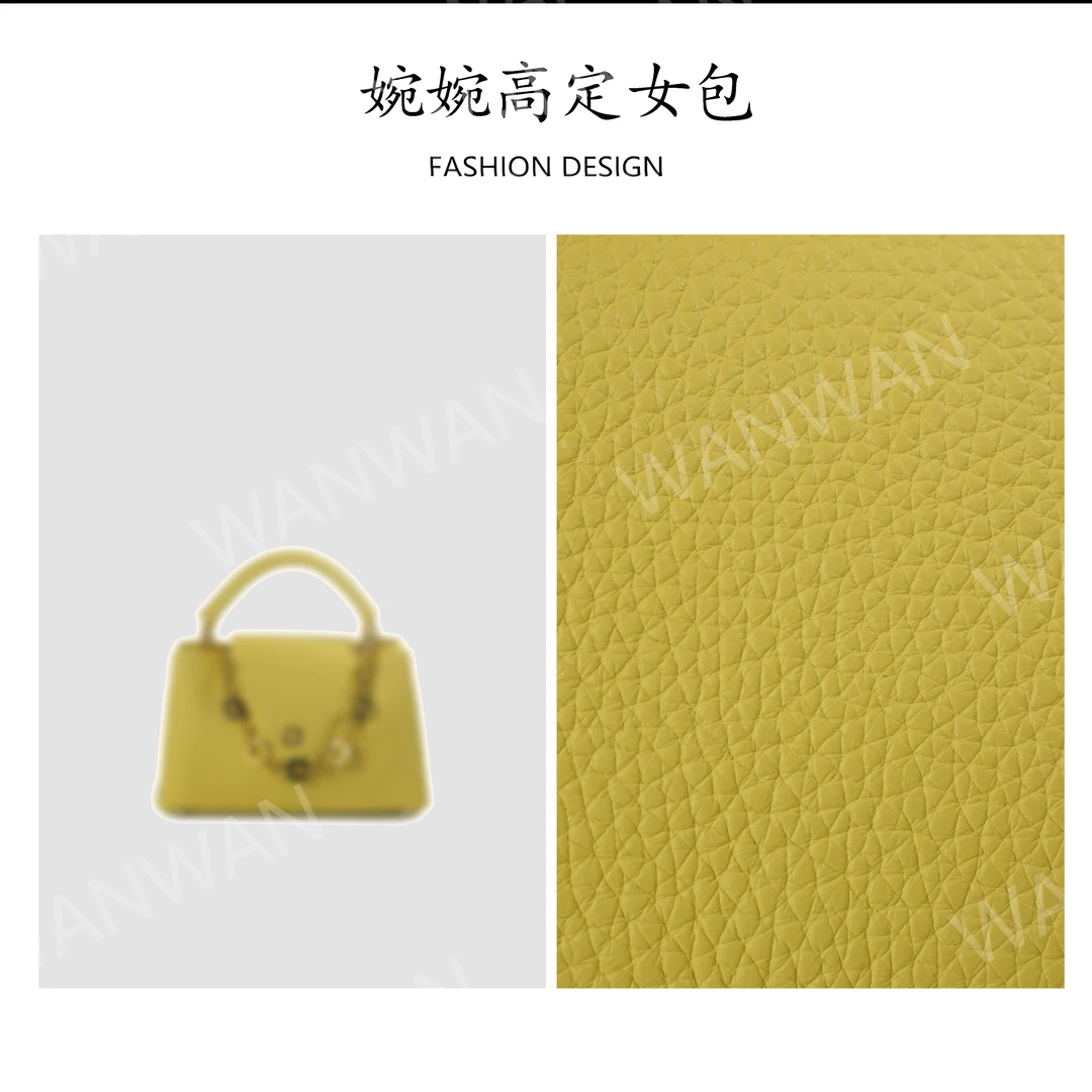 单肩做旧纯色防脏包盖横式斜挎包潮流绿色山系BV818-小鸡黄