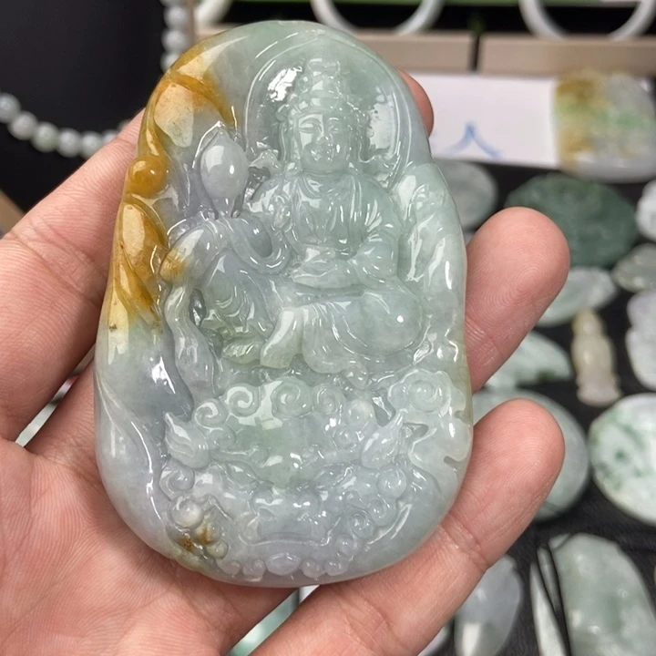 翡翠未镶嵌挂件挂件