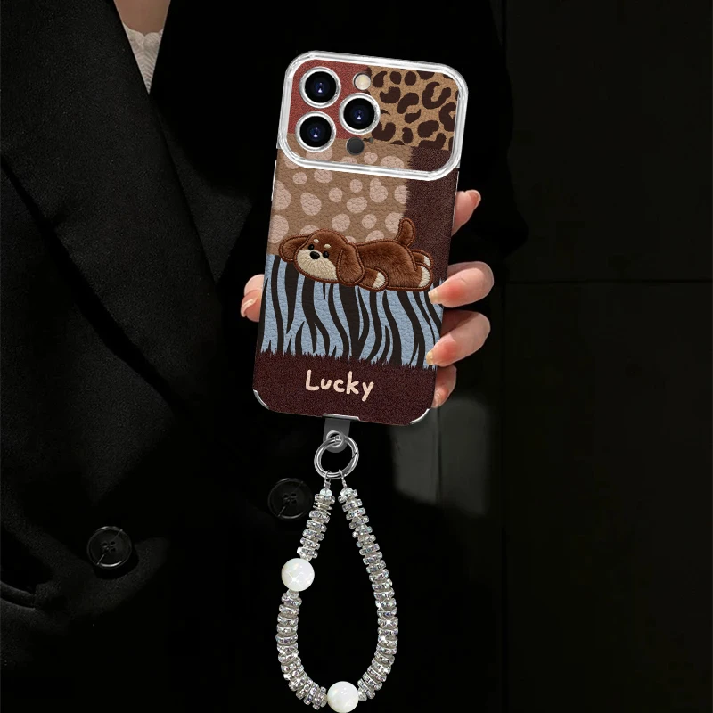 YHSC0038适用苹果/oppo/华为/vivo/小米电镀大视窗手机壳女