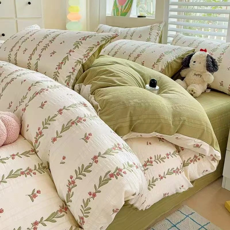 简约被罩款云纱棉四件套