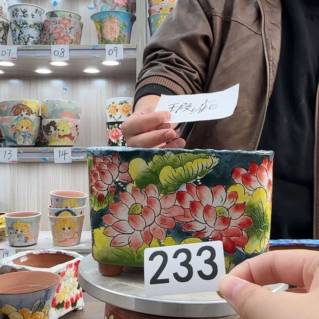 紫砂花盆瑕疵瑕疵233