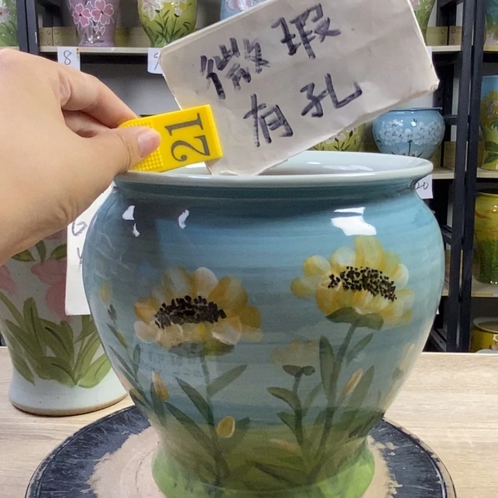 景德镇高温陶瓷花盆