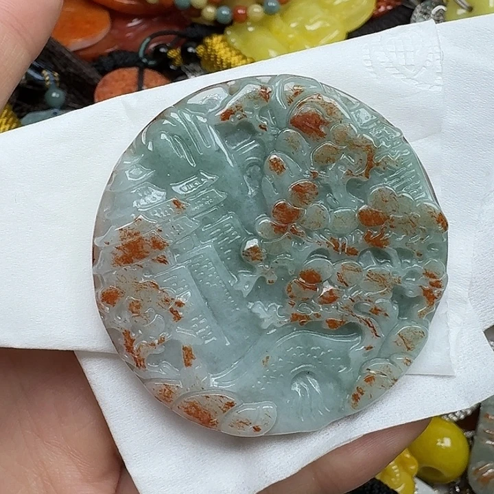 颈饰未镶嵌翡翠翡翠