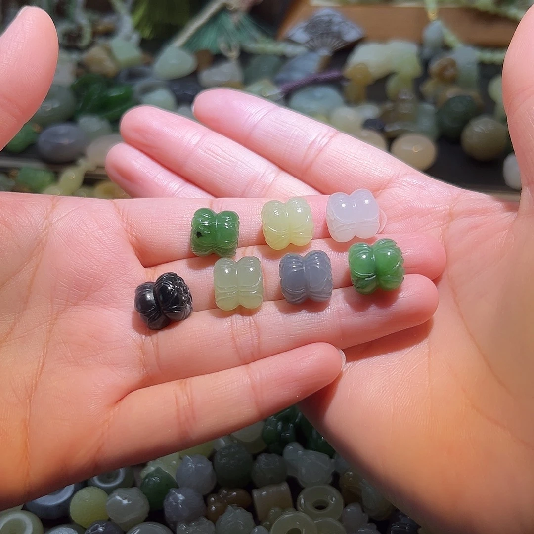 未镶嵌和田玉珠宝半成品128一个多样性发其一