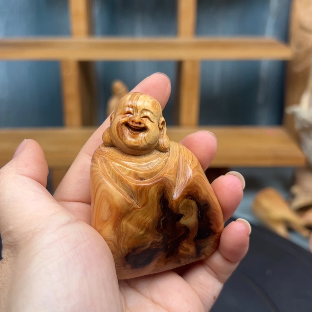 木丽*崖柏木摆件手把件