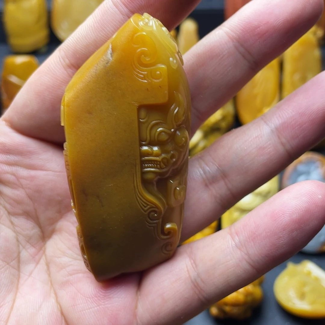 石英质玉未镶嵌吊坠(不含链)