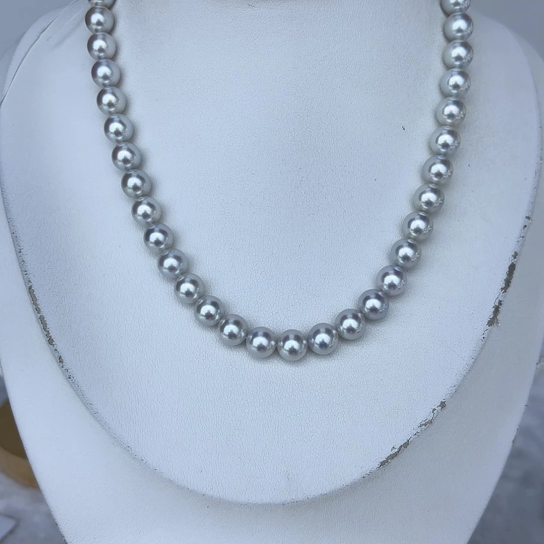 海水珍珠颈饰银S925镶嵌