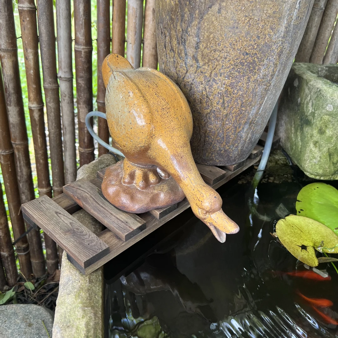 流水组件吐水大鹅带水泵