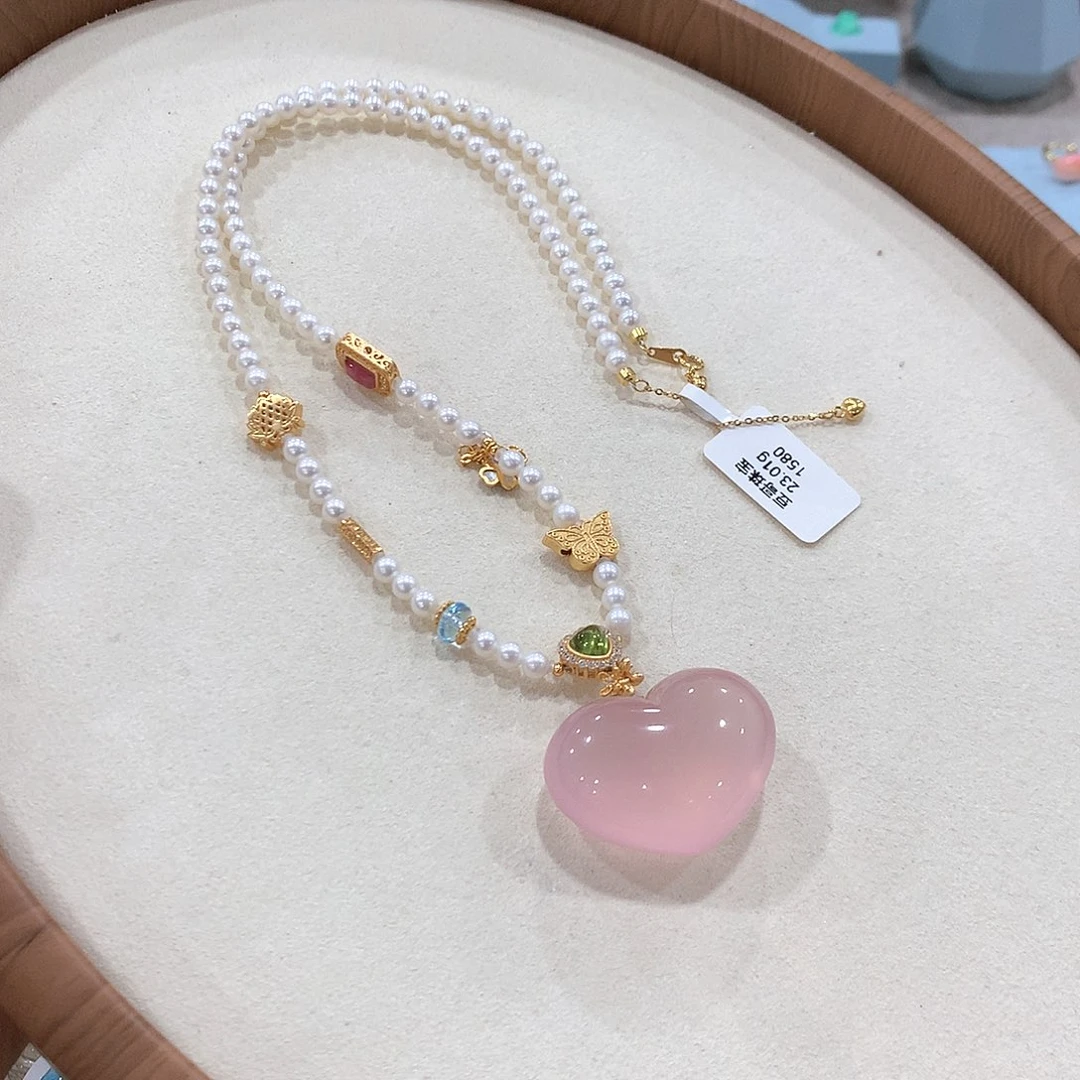 未镶嵌颈饰水晶项链