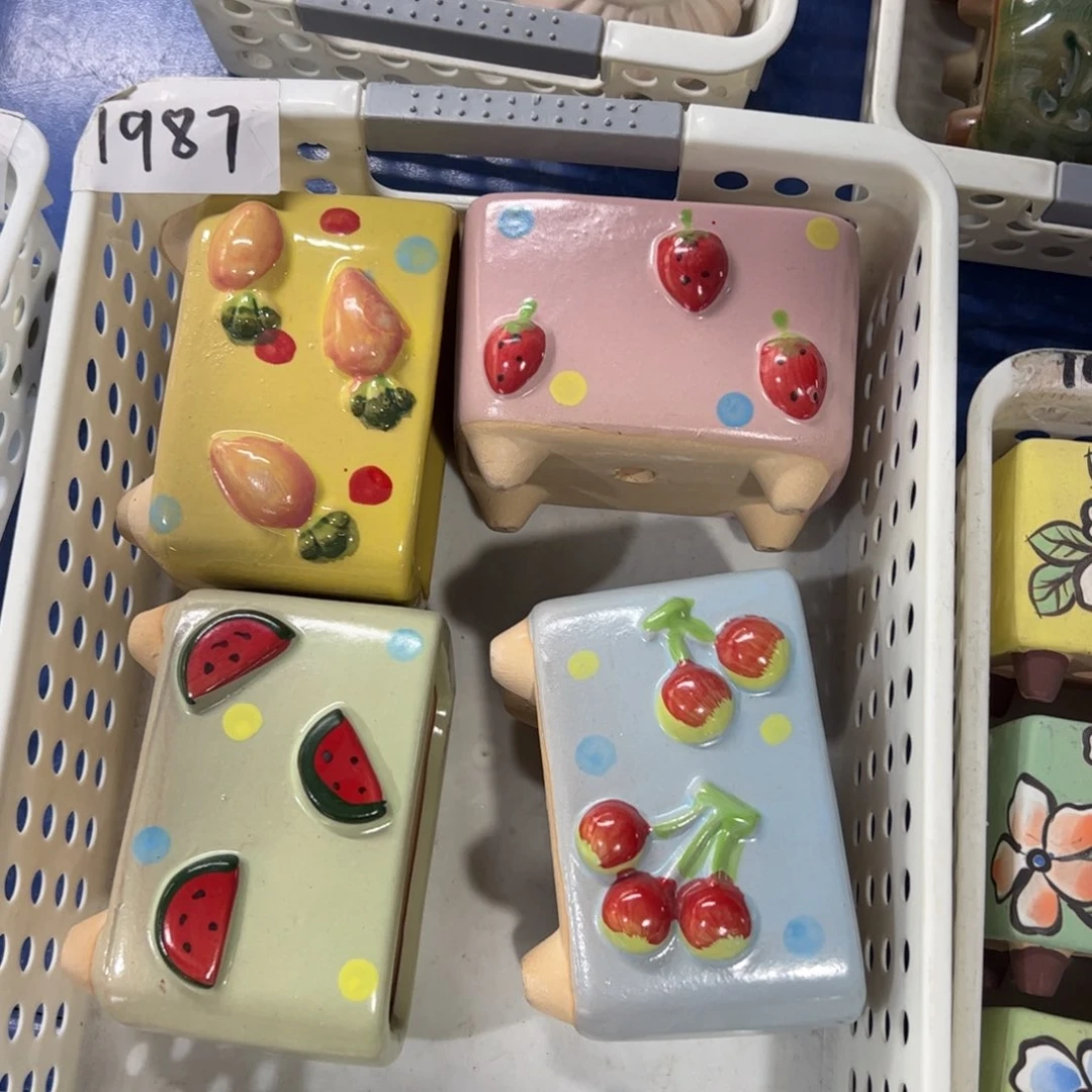 陶瓷陶瓷多肉花盆@@1987