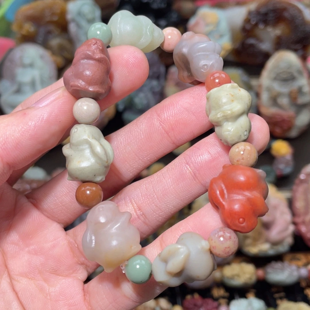 石英质玉未镶嵌手串