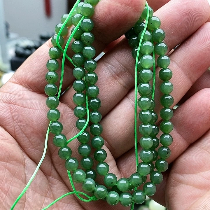 【闪购商品】未镶嵌手链和田玉碧玉108