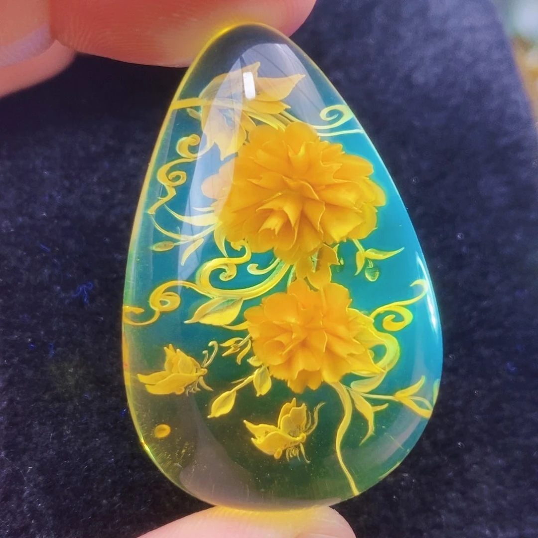 【闪购商品】金珀吊坠(不含链)未镶嵌