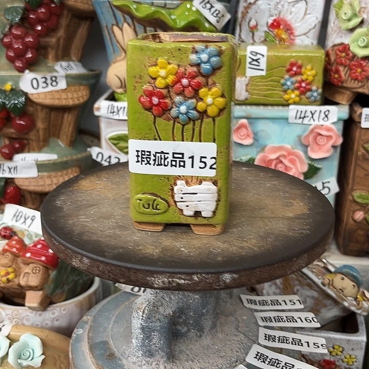 紫砂花盆粗陶材质多肉花盆152