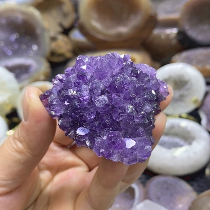 未镶嵌珠宝半成品水晶小晶花