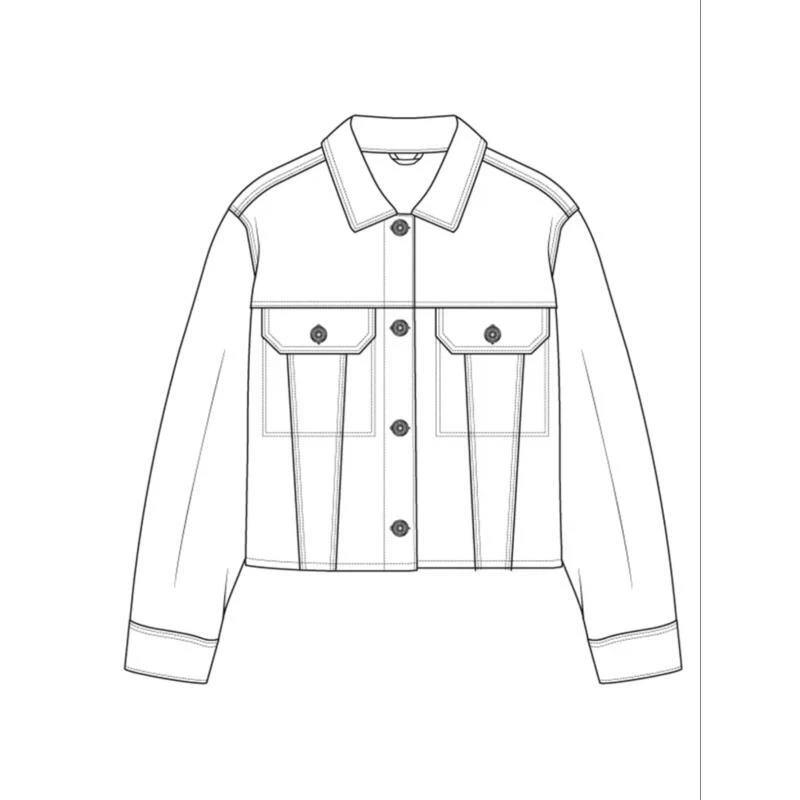 寇家推荐；蒙蒙的前胸大口袋YR外套