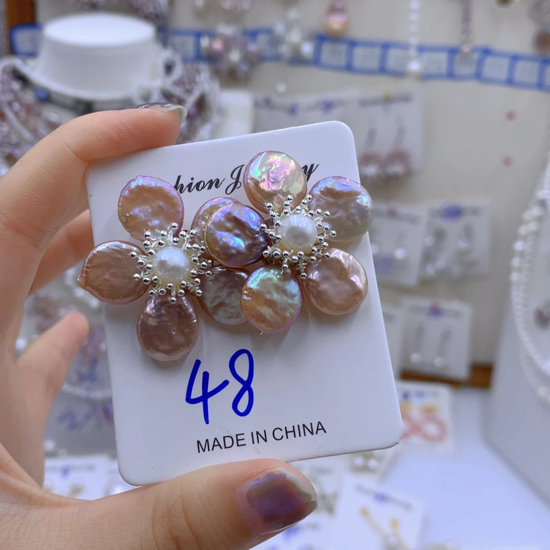 淡水珍珠颈饰银S925镶嵌