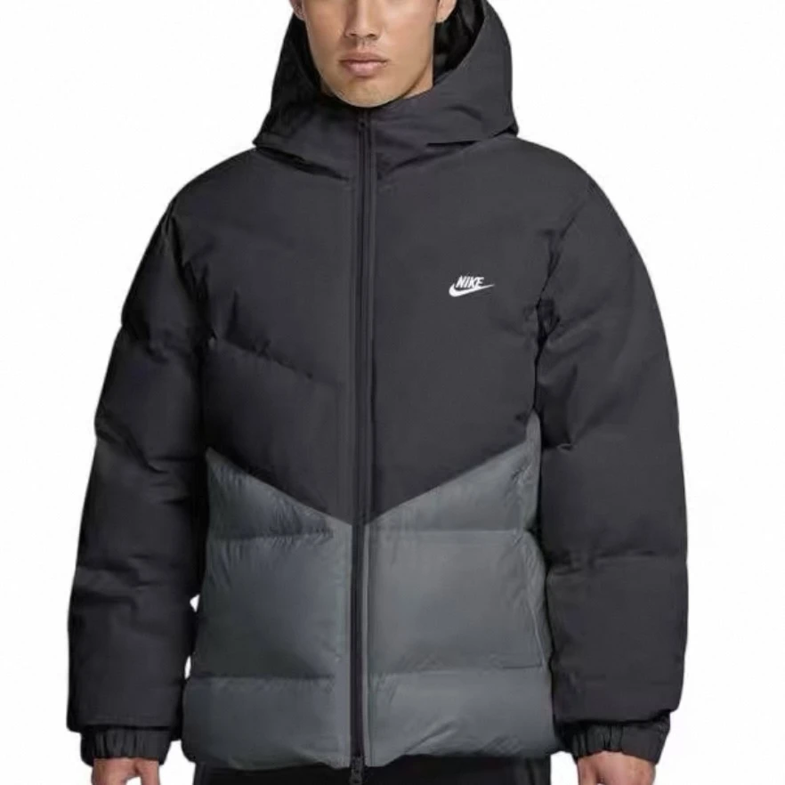 NIKE/耐克男子运动休闲经典百搭冬季新款保暖连帽羽绒服HQ7791061