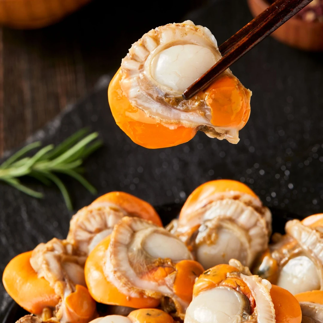 【拍5包送5包】正宗栉孔贝扇贝海鲜肉顺丰冷链包邮到家精品