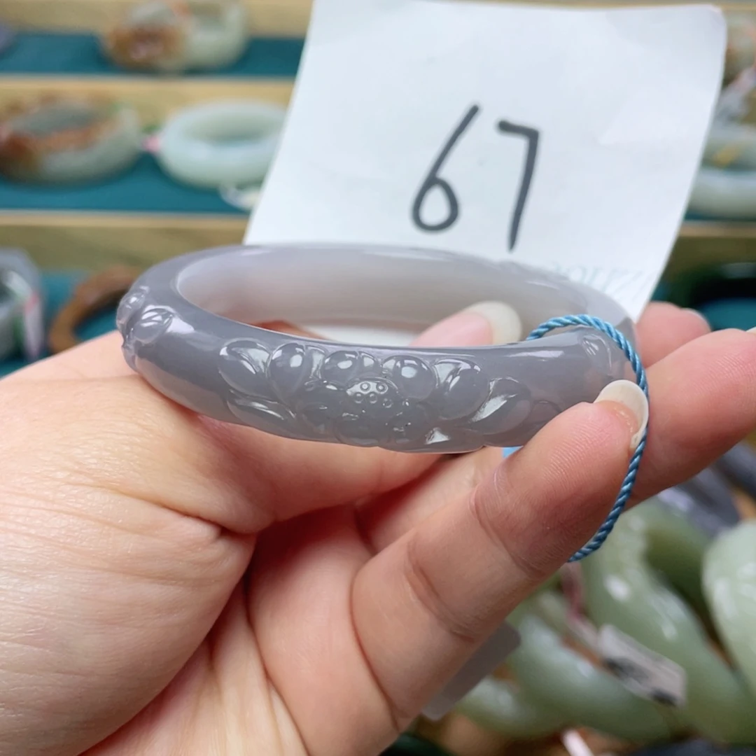 未镶嵌手镯和田玉圈口53
