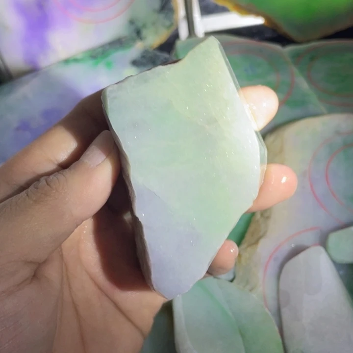 翡翠未镶嵌挂件把件