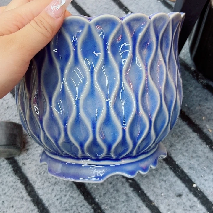 有孔，满10元发货多肉陶瓷花盆