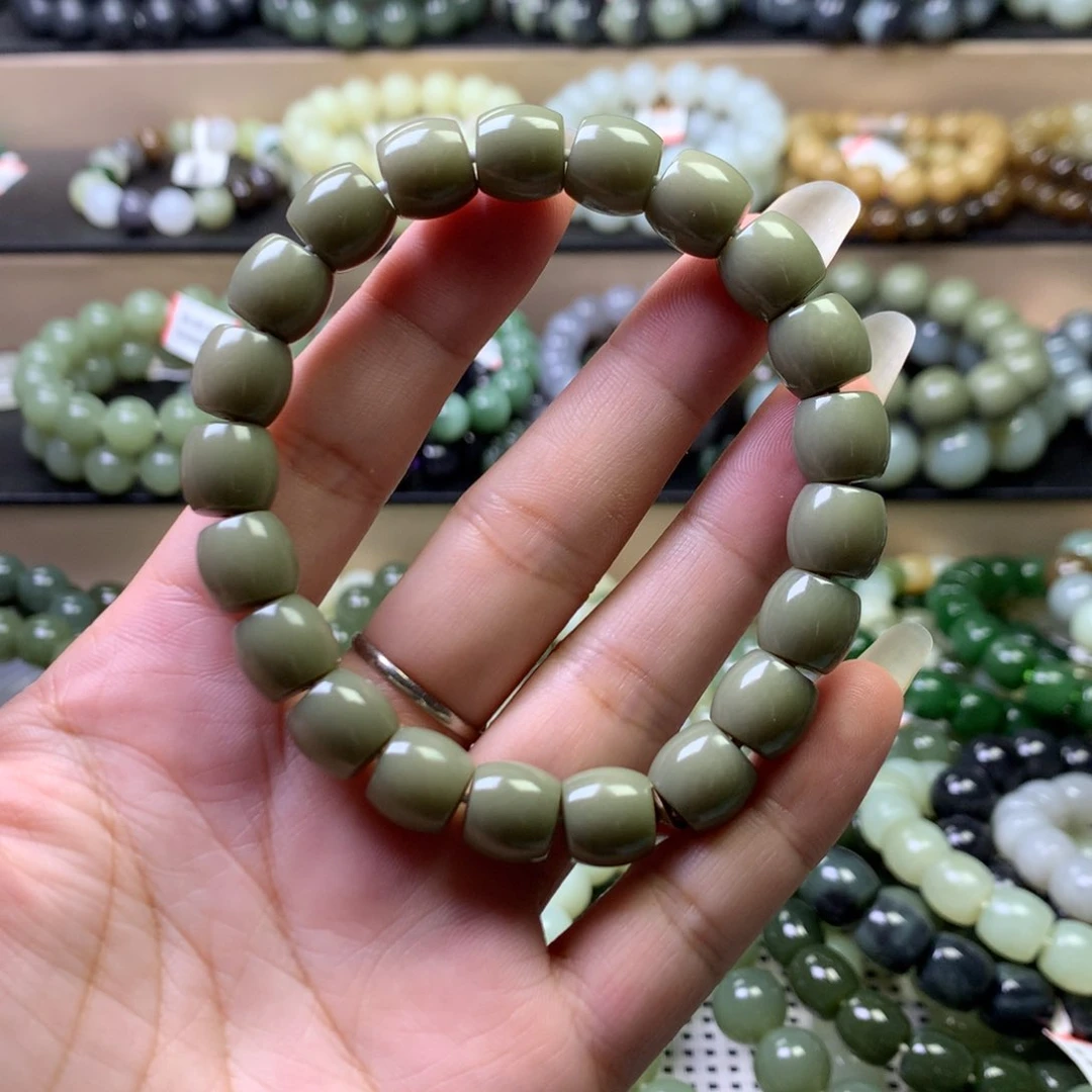 手链未镶嵌和田玉山*木