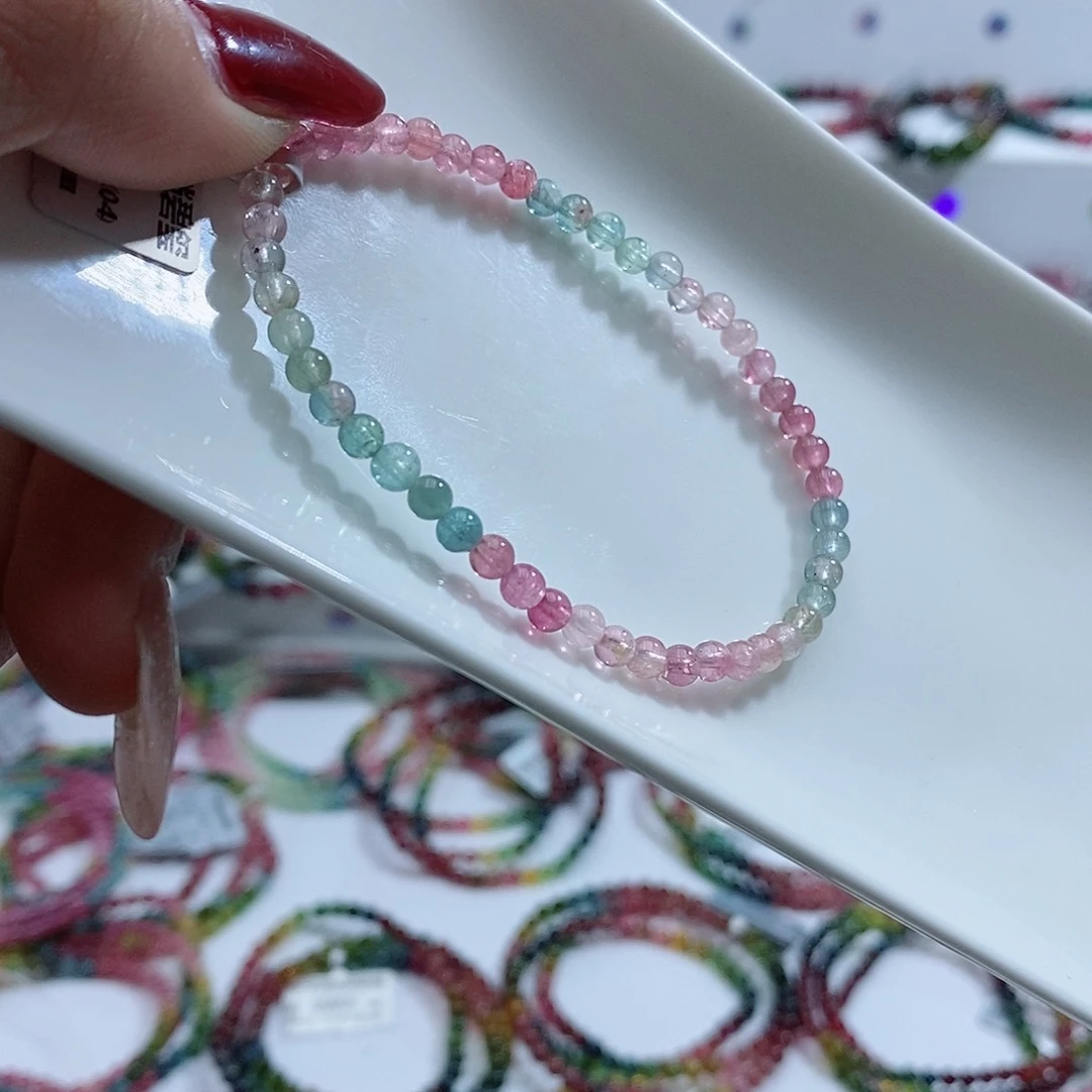 碧玺手链未镶嵌多样性发一条