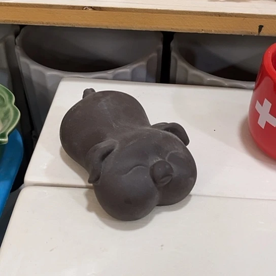 粗砂花盆瑕疵无孔