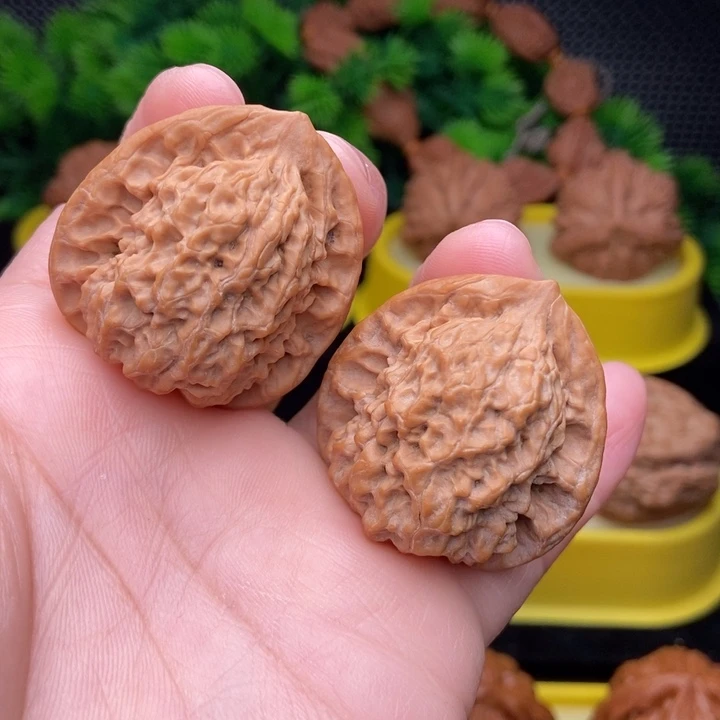 吊坠文玩核桃猗*座关关公子帽36全品