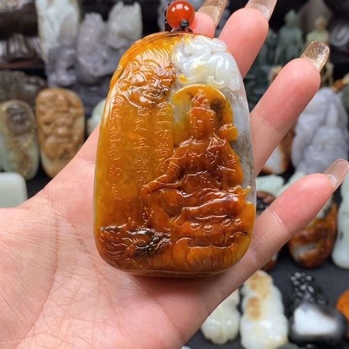 和田玉挂件未镶嵌天****7