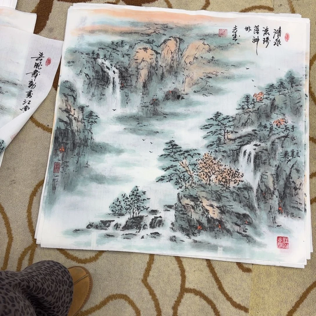 国画杨志杰四尺斗方艺