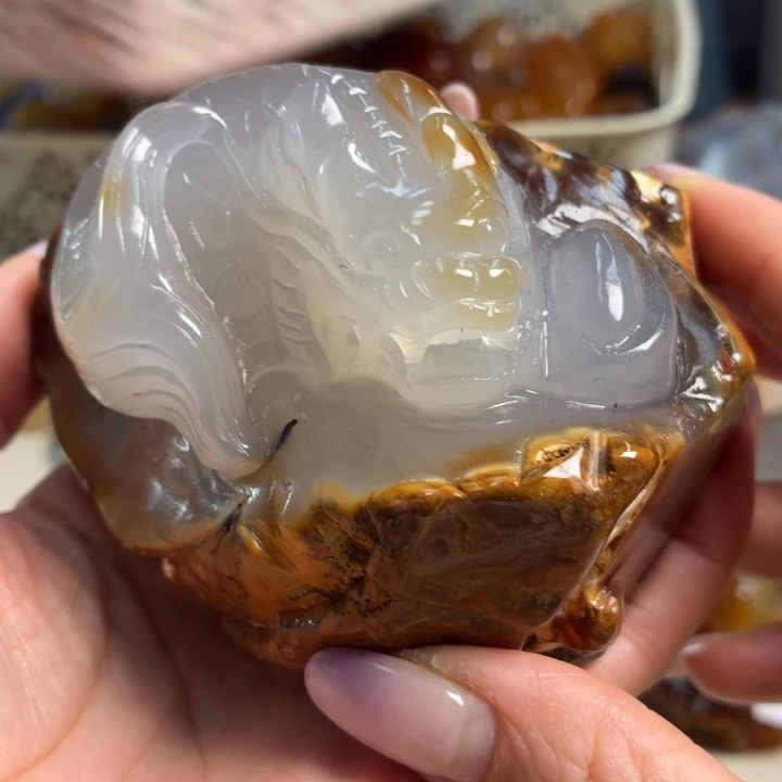 玛瑙/玉髓未镶嵌吊坠(不含链)