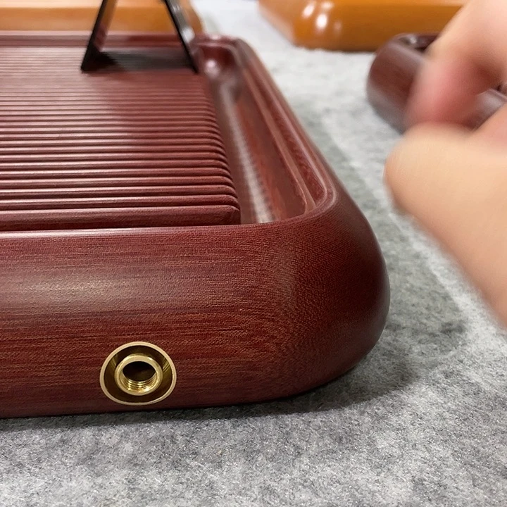 【闪购商品】用****2电木茶盘50305红谭色