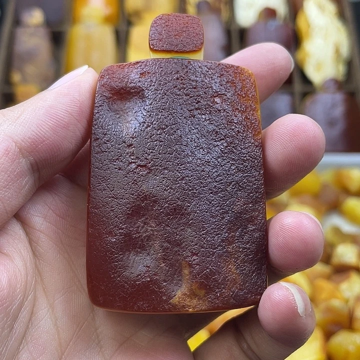 定制蜜蜡未镶嵌牌子