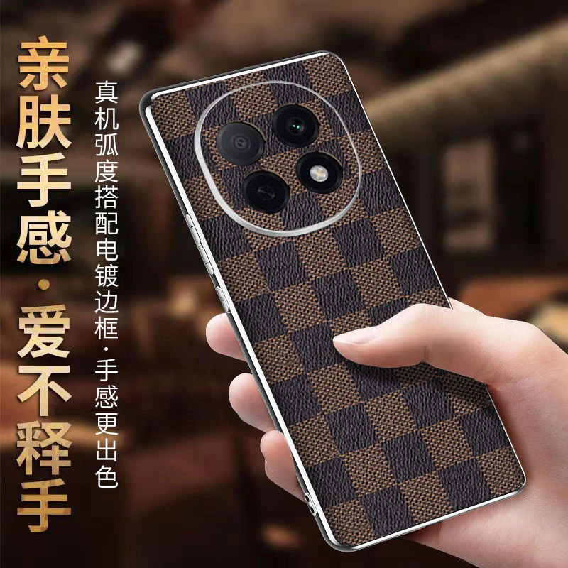 适用oppoA5pro手机壳新款PKP110素皮A5pro保护套高级感男女最新款