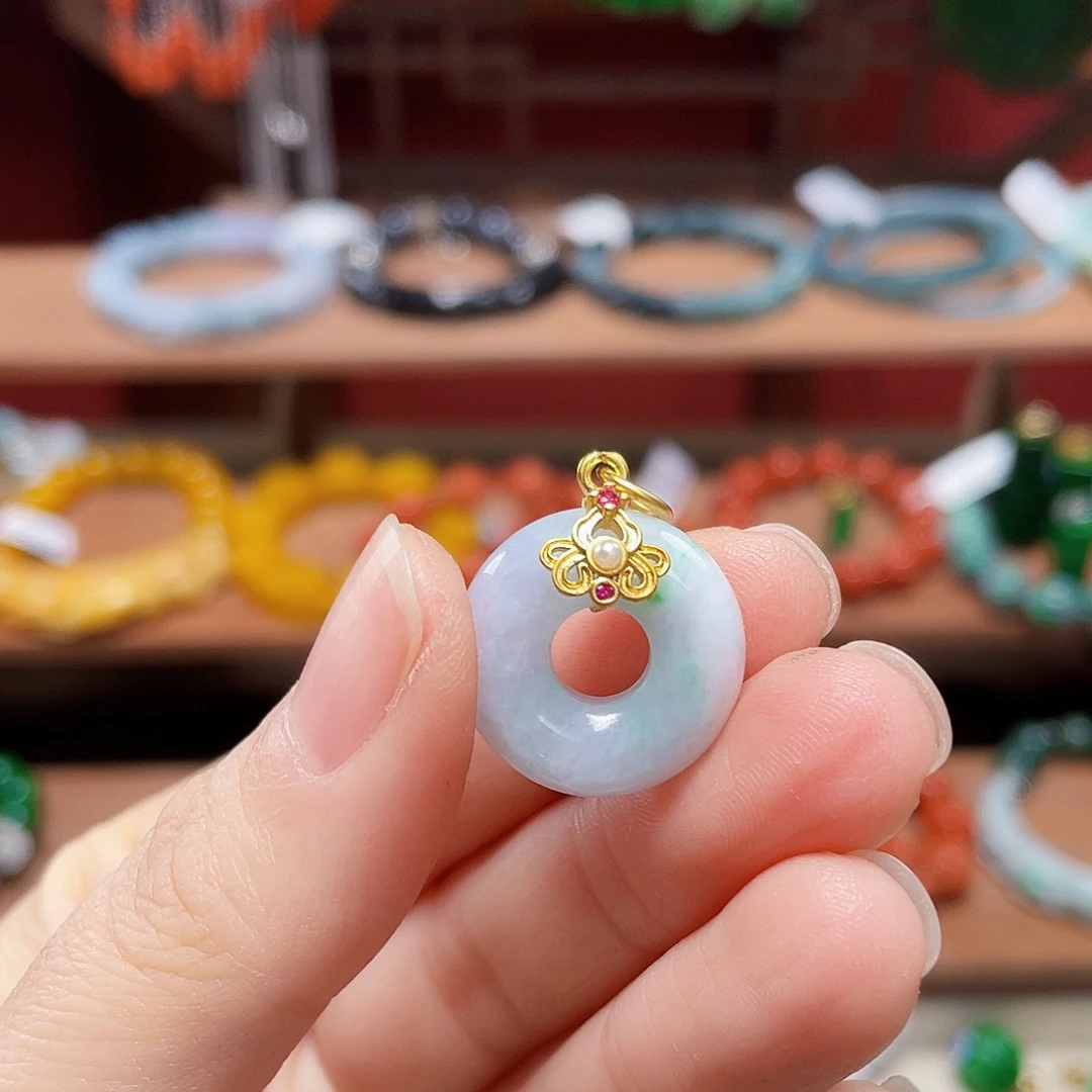 翡翠未镶嵌手链饰品