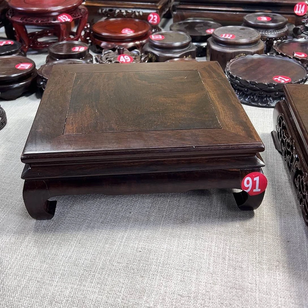 红木底座精雕工艺品